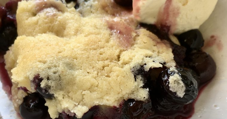 Bubbly Blueberry Cobbler (Hildegard Inspired)