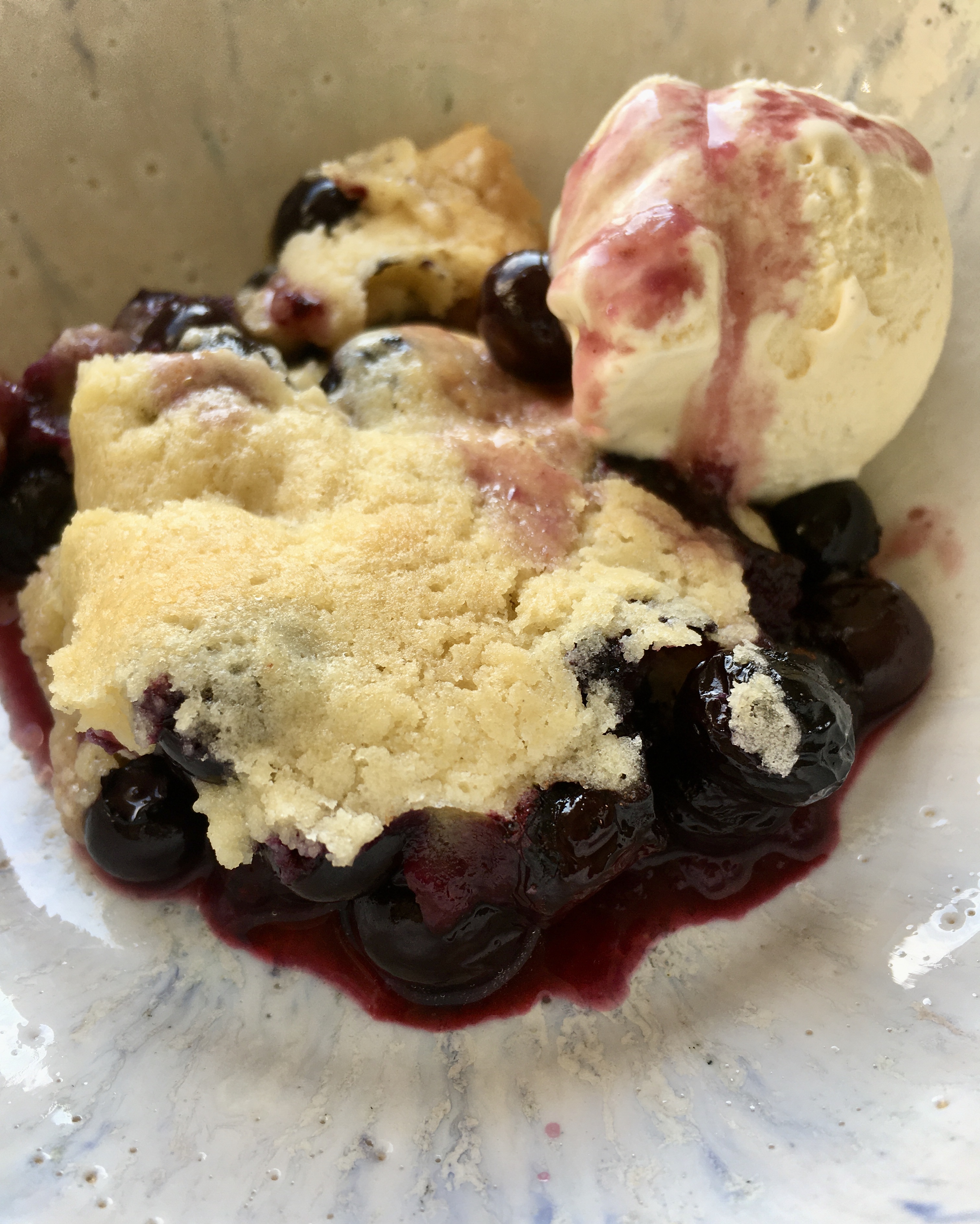 Bubbly Blueberry Cobbler (Hildegard Inspired)